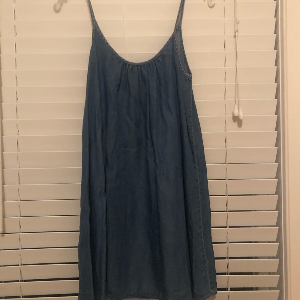 denim dress urban outfitters worn once